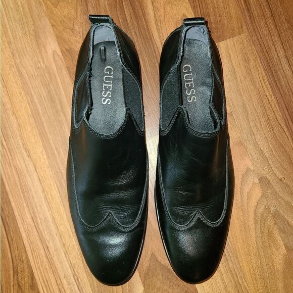 Guess Slip On Mens Loafers Black Shoes Size 10 - Picture 2 of 8